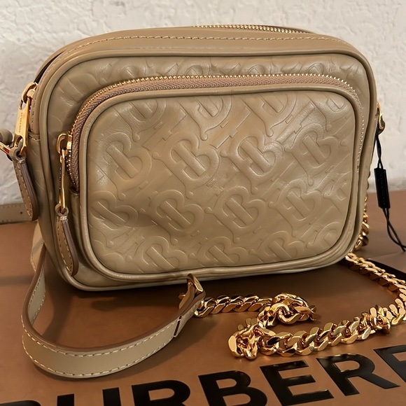 NWT. Burberry Beige Crossbody Bag. Full inclusion. COA - Picture 16 of 16
